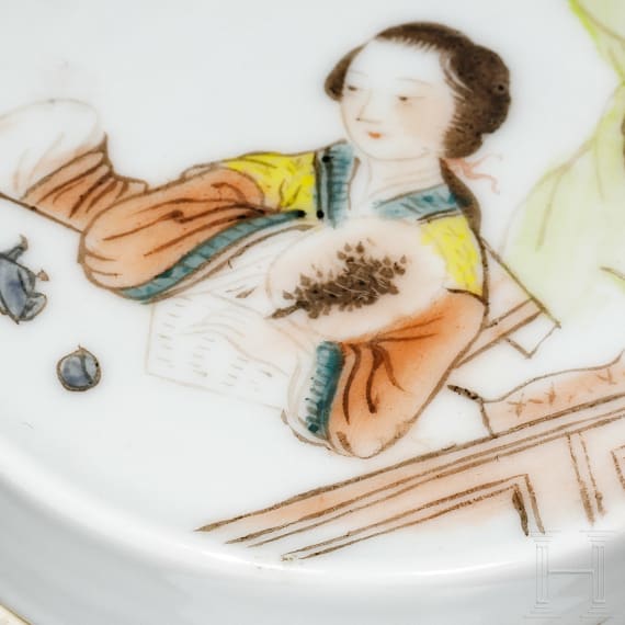 Famille rose Porzellandose, China, GuangXu, um 1900