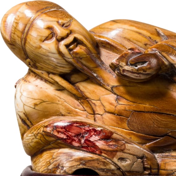 Figur eines weisen Mannes, China, 18./19. Jhdt.