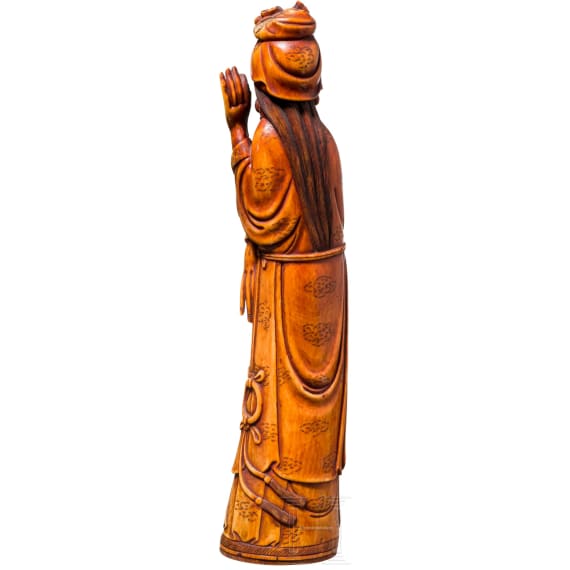 Elfenbeinfigur einer Dame, China, Qing-Dynastie