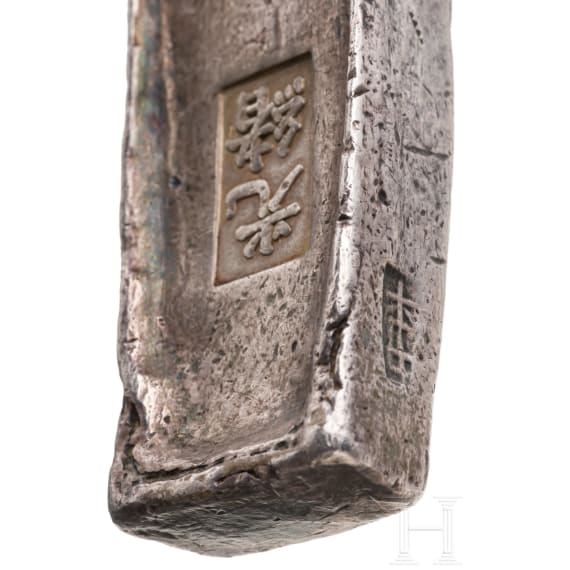 Sechs Silberbarren, China, 20. Jhdt.