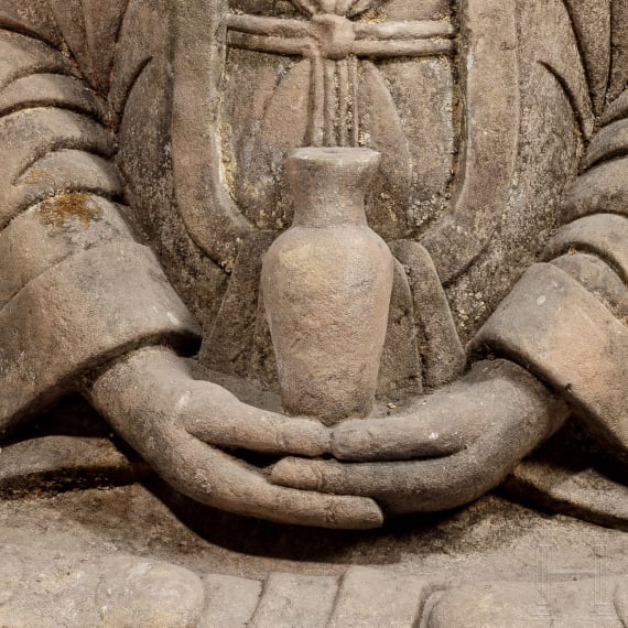 Gro&szlig;e Guanyin-Steinskulptur, China