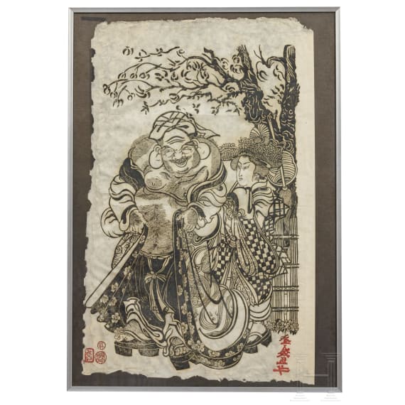 Vier traditionelle Bilder, China, 20. Jhdt.