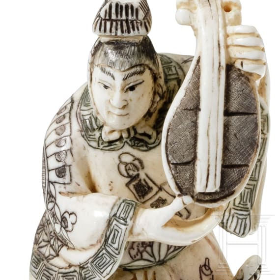 Drei Netsukes, Japan, Taisho-/Showa-Periode