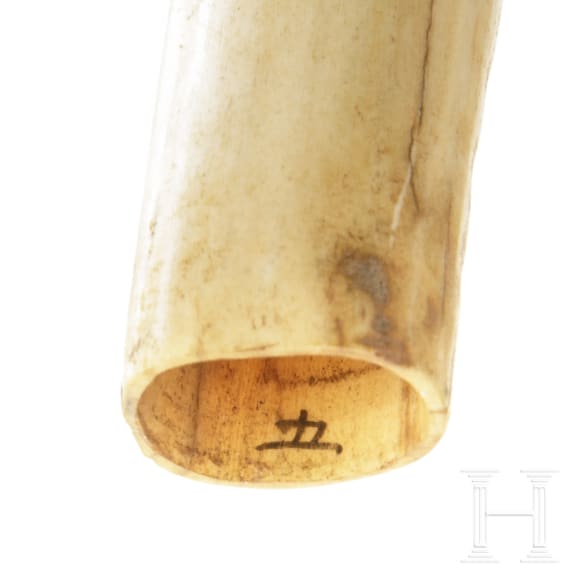 Zwei Kiseruzutsus, Japan, um 1890