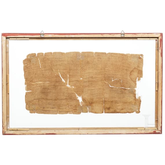 Bemaltes Leinenfragment, &Auml;gypten, Sp&auml;tzeit, 6. - 4. Jhdt. v. Chr.