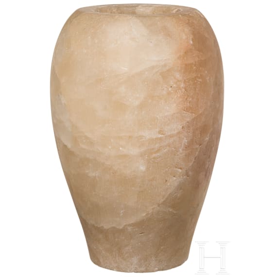 Alabaster-Kanope, alt&auml;gyptisch, 2. - 1. Jtsd. v. Chr.