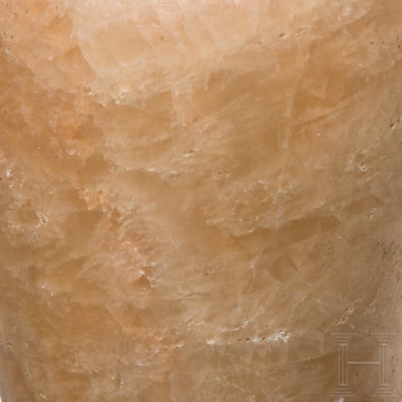 Alabastervase mit ausladender Lippe, alt&auml;gyptisch, 2. Jtsd. v. Chr.