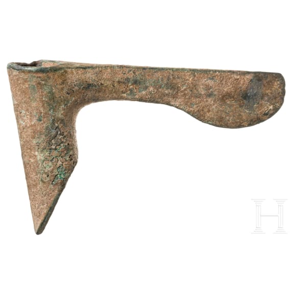 T&uuml;llenaxt mit abgeschr&auml;gtem unteren Abschluss, Luristan, Westiran, circa 2500 v. Chr.