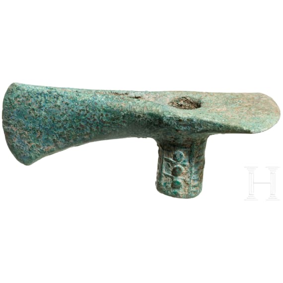 Hackenaxt, Bronze, Luristan, Westiran, 8. - 7. Jhdt. v. Chr.