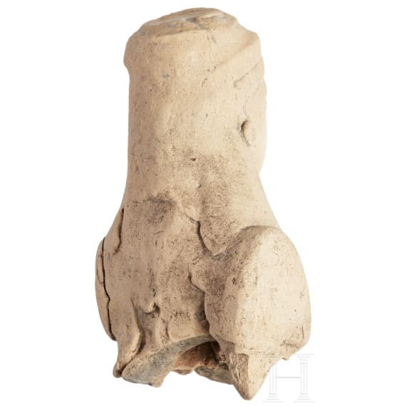Kopf einer Kore, Terrakotta, Griechenland, 5. Jhdt. v. Chr.