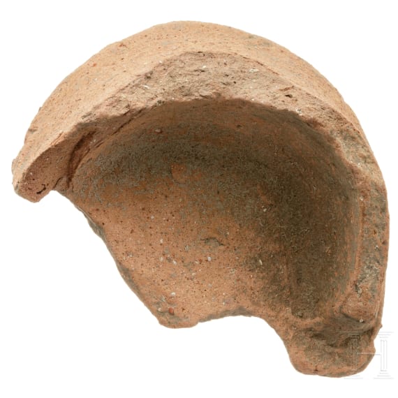 Griechisches Terrakotta-Antefix mit Gorgoneion, 3. - 2. Jhdt. v. Chr.