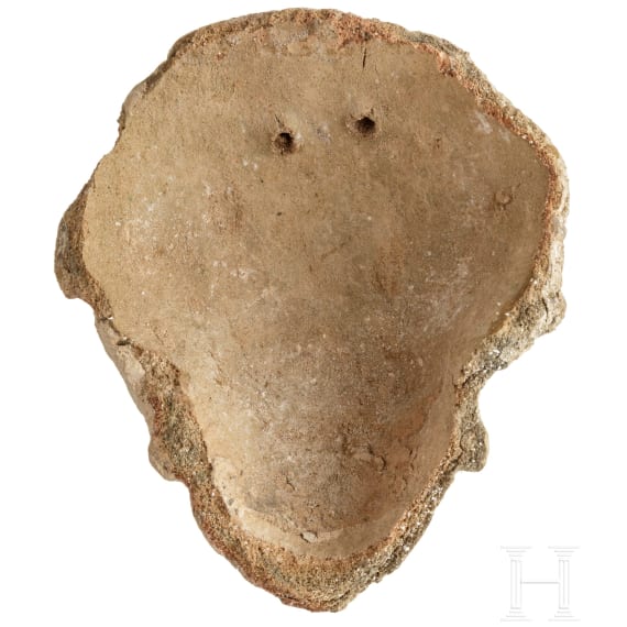 Terrakottakopf des Herakles, Griechenland, hellenistisch, 3. - 2. Jhdt. v. Chr.