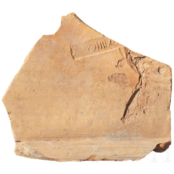 Ziegel mit Stempel der 14. Legion, r&ouml;misch, 1. - 4. Jhdt.