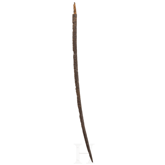 A Russian iron sabre, 13th century