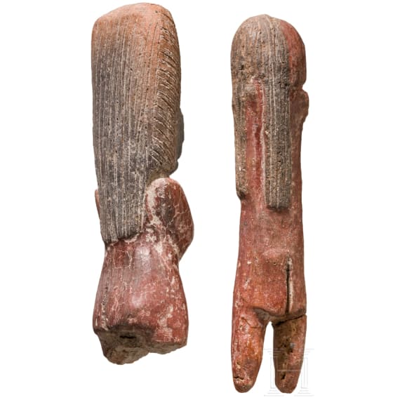 A pair of Ecuadorian Valdivia figures, circa 2500 – 2000 B.C.