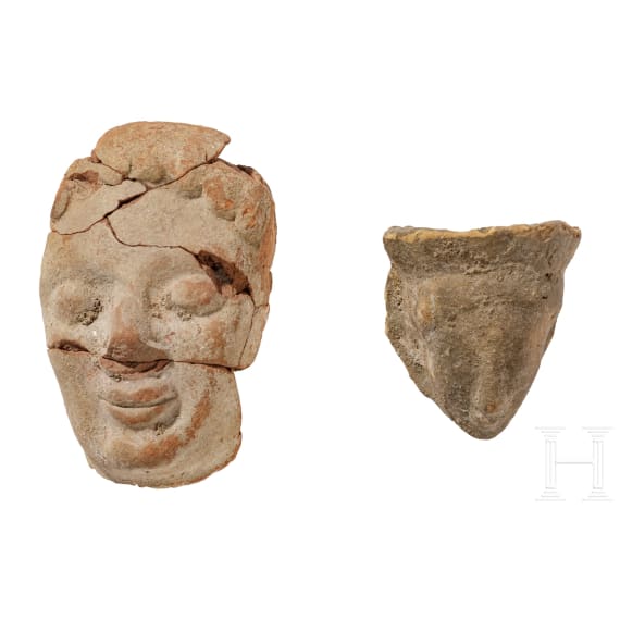 15 Ton- und Terrakottaobjekte, antik und pr&auml;kolumbisch