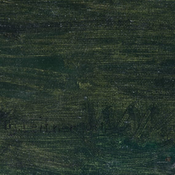Parklandschaft im Mondschein, Ch. Leitner, datiert 1914