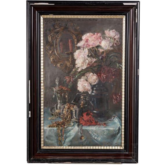 Marie Philips-Weber (1845 - 1942) - Stillleben mit Blumenstrau&szlig;