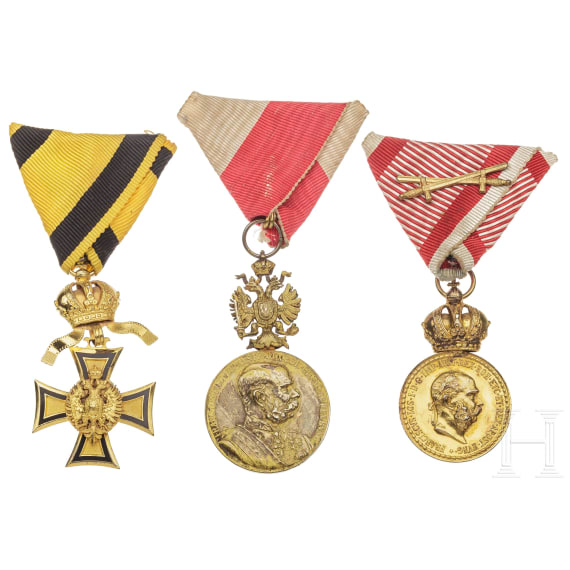 Three Austrian military medals