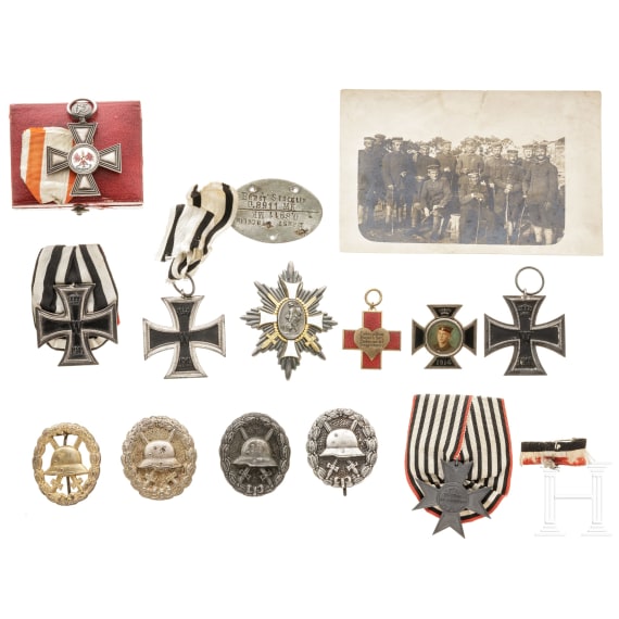 A collection of German awards, mainly World War I