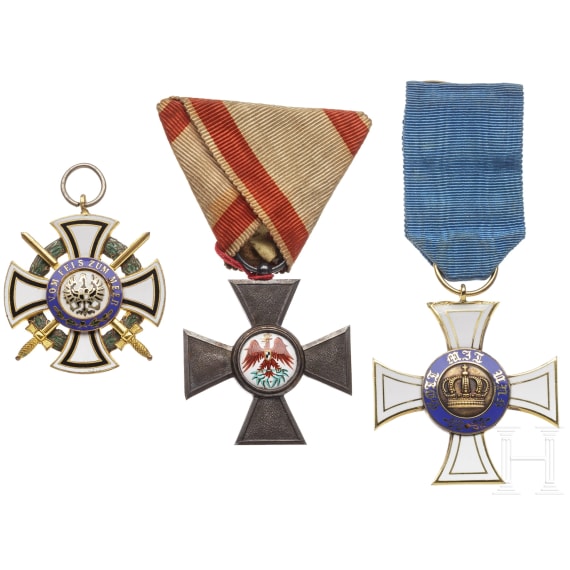 Three awards, 19th/20th century