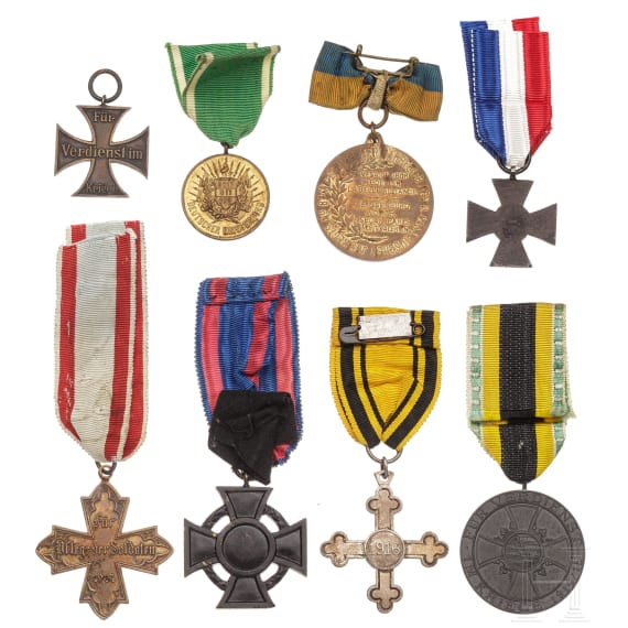 Eight awards, 19th/20th century