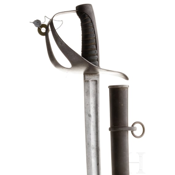A Danish cavalry sabre M 1853 with Prussian loot blade