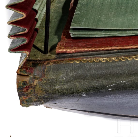 A representative Leather Portfolio of Louis François Legrand, Secretary General of the Imperial Mail, 1804 - 1815