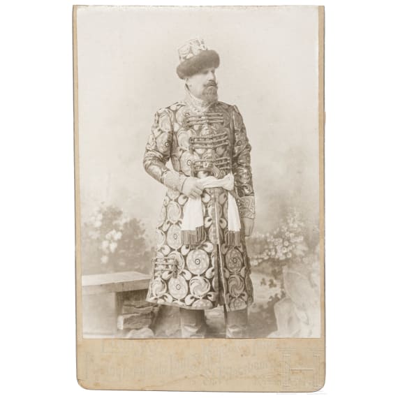A framed original photograph of Erzherzog Alexei Alexandrowitsch Romanow (1850 – 1908)
