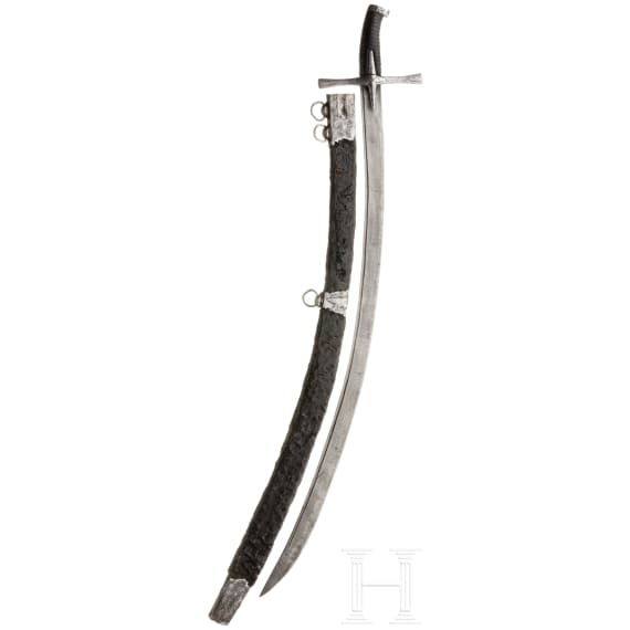 A cavalry sabre, replica in the style of the 17th century