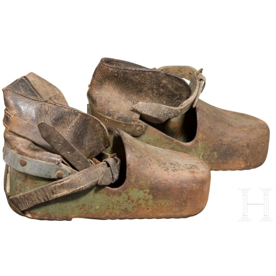 A pair of shoes for combat divers, 1st half of the 20th century