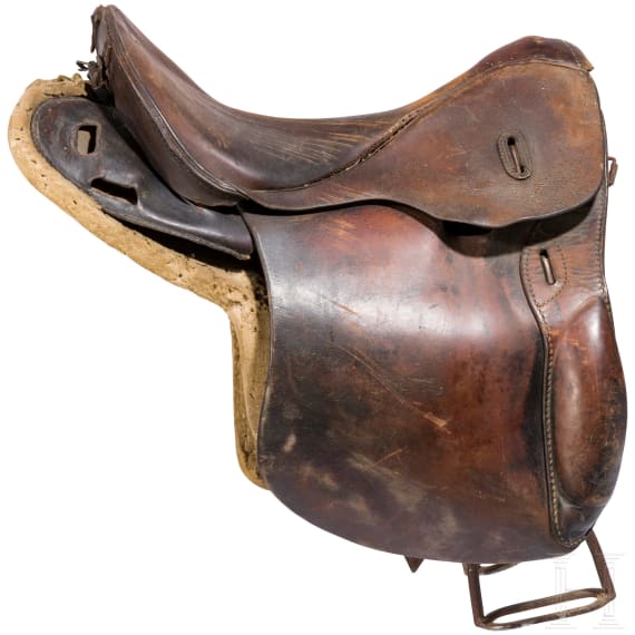 Two saddles, early 20th century