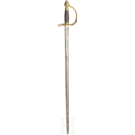 A German heavy cavalry sword, circa 1800