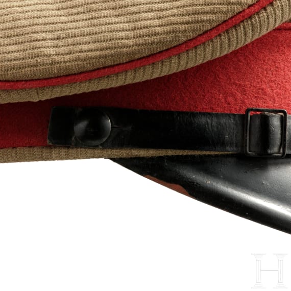 A visor cap to the tropical uniform for officers of the Protection Troop, circa 1900