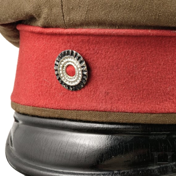 A visor cap for officers of the Protection Troop in Cameroon and Togo, circa 1900