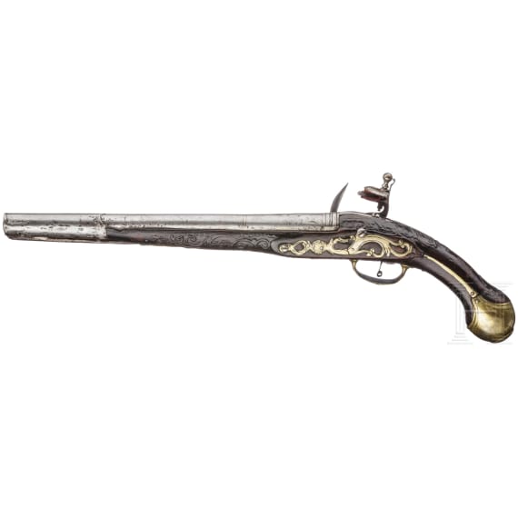 A flintlock pistol, Ottoman Empire, 18th century