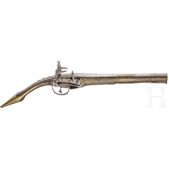 An Albanian flintlock pistol, circa 1850