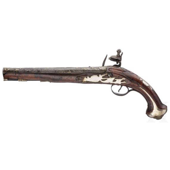 A flintlock pistol, Ottoman Empire, circa 1840