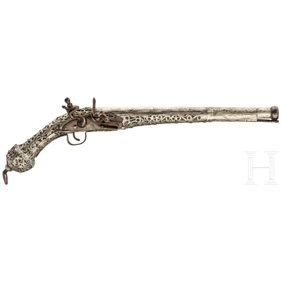 Oriental flintlock pistol, after 1900