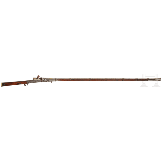 An Indian matchlock gun, 18th/19th century