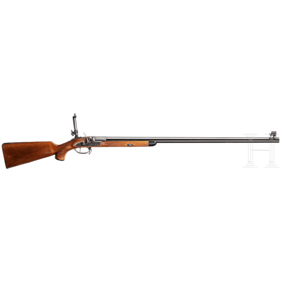 A percussion rifle by Pedersoli, Italy, in the style of the 19th century