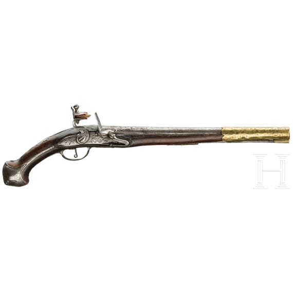Flintlock pistol, Balkan Turkish, 18th / 19th century