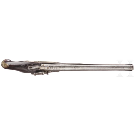 A percussion pistol by Daniel Thiermay &agrave; Paris, ca. 1760