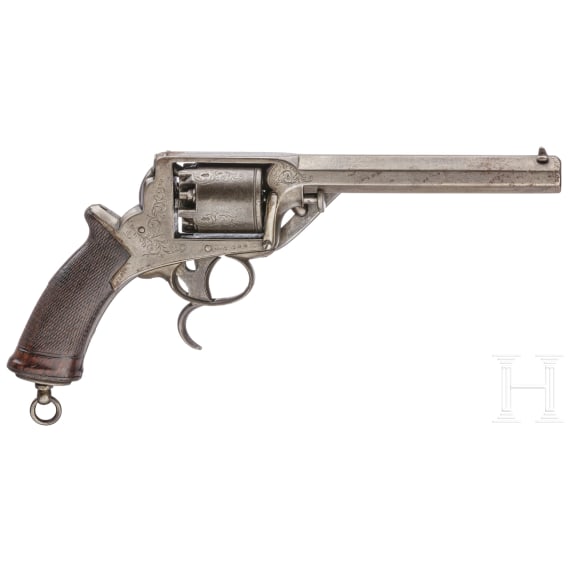 A percussion revolver by Thomas Blisset, Liverpool, Tranter Double Trigger, circa 1855