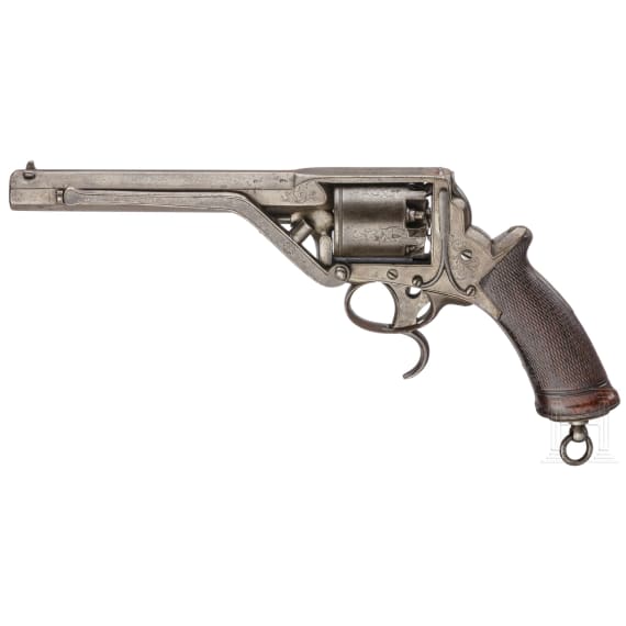 A percussion revolver by Thomas Blisset, Liverpool, Tranter Double Trigger, circa 1855