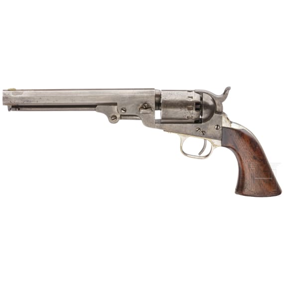 A percussion revolver Manhatten Fire Arms Co, Navy, Newark, USA, circa 1862