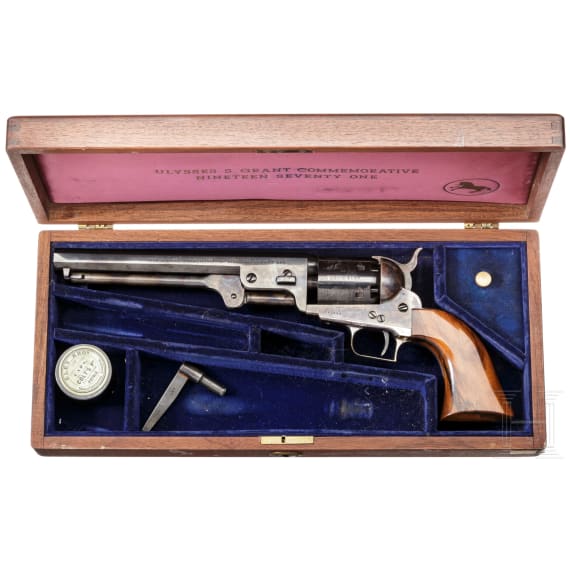 A percussion revolver Colt Mod. 1851 Navy, Ulysses S. Grant Commemorative, USA, circa 1970