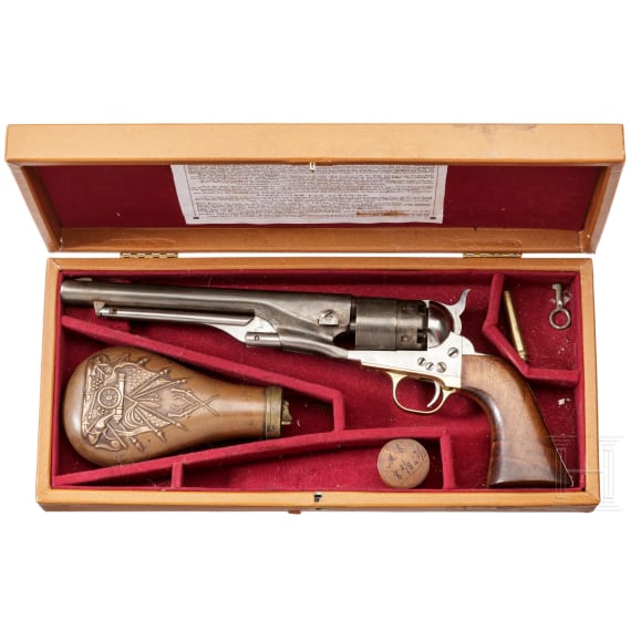 Revolver Colt Model 1860 Army, postwar, USA, circa 1975