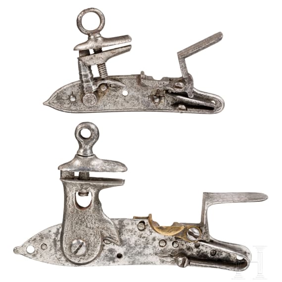 Two flintlocks, Spain and Portugal, ca. 1800