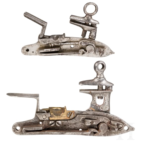 Two flintlocks, Spain and Portugal, ca. 1800